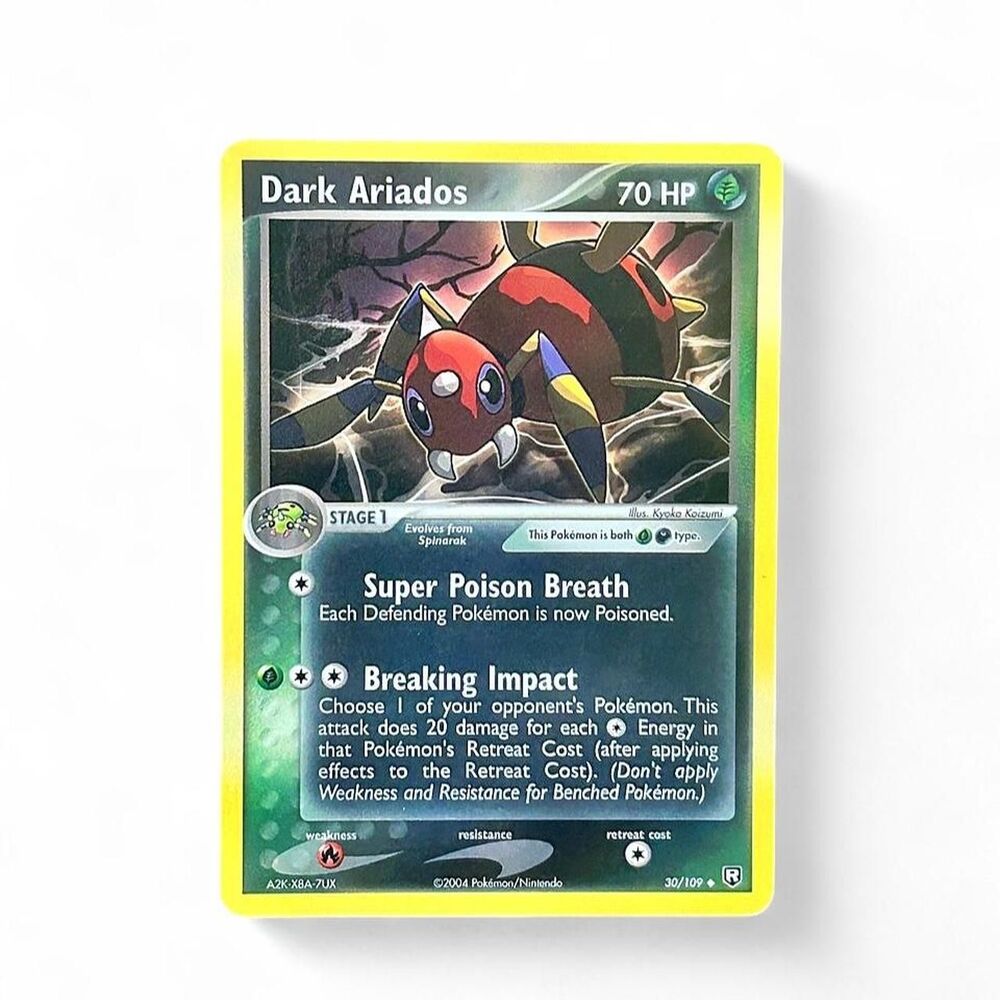 Dark Ariados 30/109 Pokémon card